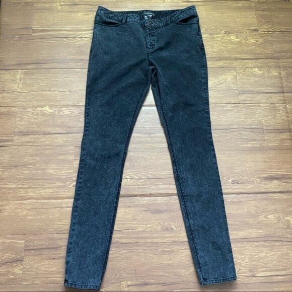 Aritzia Talula Acid Wash Black Jean Size 10 - Picture 1 of 9